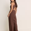 Brown Wide Leg Reign Jumpsuit