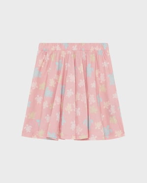 Vilebrequin - Girls Elastic Waist Skirt Ronde Des Tortues Multicolores - Skirt - Gamora - Pink - Size 10