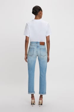 Victoria Beckham Jean In Light Blue Wash - 32 - Womens