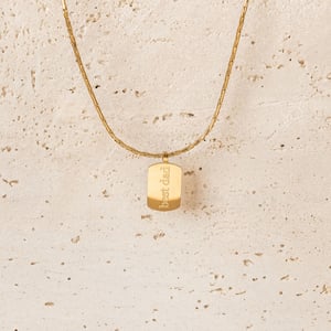 Best Dad Necklace Waterproof