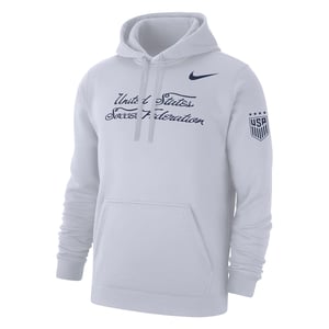 Unisex Nike USWNT White Club Fleece Hoodie / 2X
