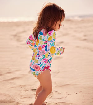 Summer Fruit Baby Rashguard Swimsuit