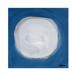 Dot - Dove Indigo Art Print