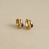 Tapered Stone Hoops