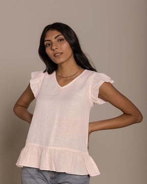 Sipping on Summer Love Top - Ice Pink / M