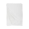 Camille Chenille Oversized Throw Blanket   Winter White