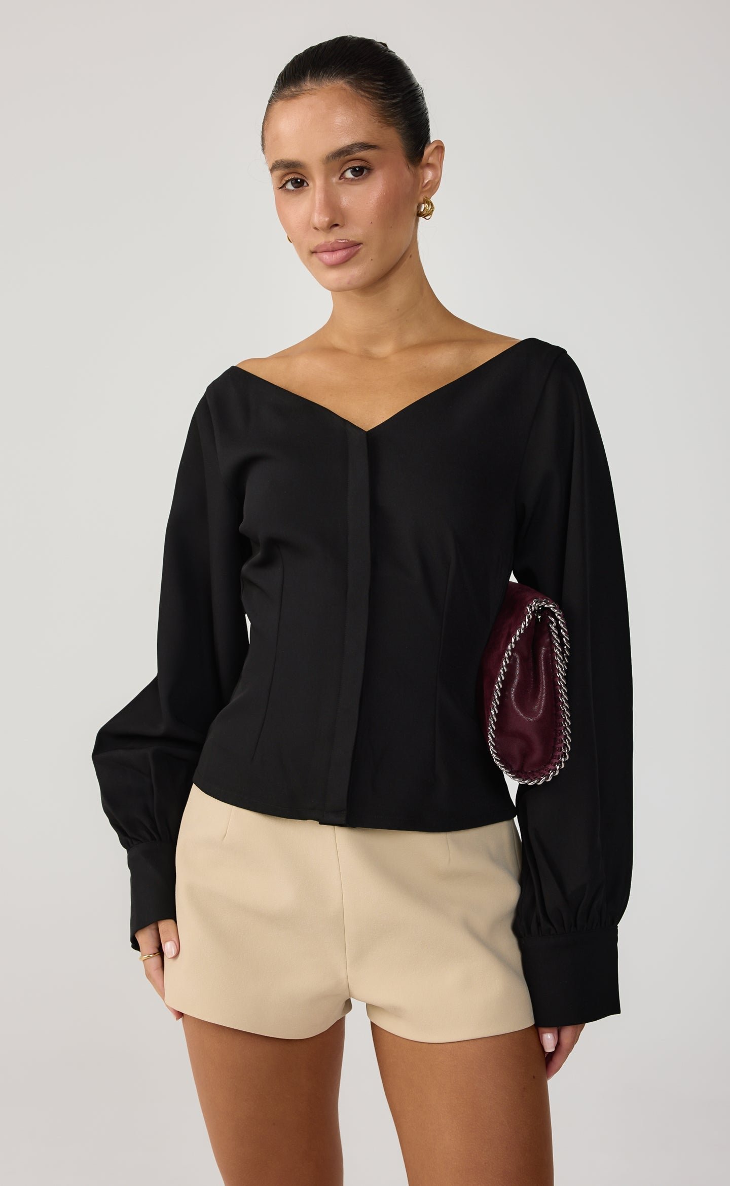 Delaney Shirt (Black) - US 12
