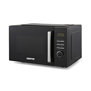 23L Black Digital Microwave Oven With 60 Minute Timer