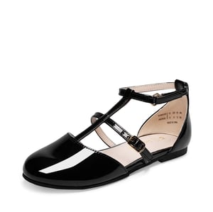 DREAM PAIRS Girls    Buckle Strap Vegan Leather Dress Shoes