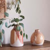 nkuku Lucia Ceramic Vase | Vases & Planters | Large | Terracotta Mix