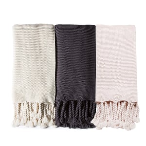 Trestles Oversized Throw Blanket   Blush