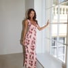 Rose Aura Maxi Dress Print
