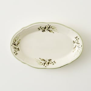 Julia Stoneware Oval Serving Platter - 10" x 6.25"