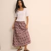 White Shirred Frill Trim Top