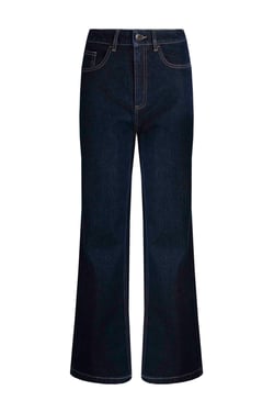 Weird Fish Corine Wide Leg Denim Jeans Dark Denim Size 8
