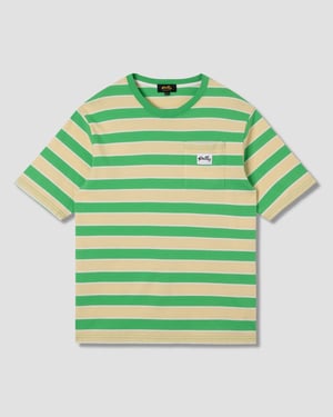 Stripe Tee (Island Green / Sunlight) - XXL