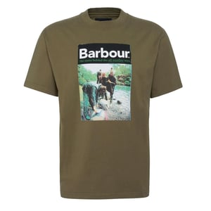 Barbour All-Weather Graphic Fit T-Shirt Mid Olive