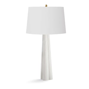 Quatrefoil Alabaster Table Lamp