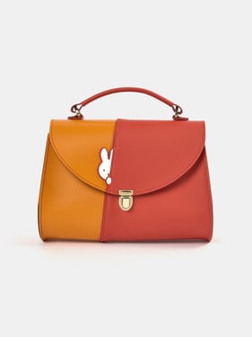 The Hiding Miffy Poppy - Carrot Orange, Windsor Tan & Brilliant White