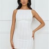 Simply Chic Mini Dress White
