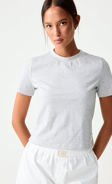 Eros Baby Tee (Grey Marle) - US 8
