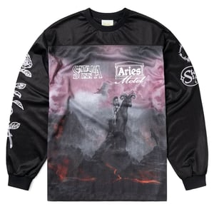 Aries Ramscape Airtex LS Tee Black