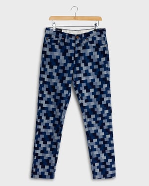 DJB0270 - SlimR Jacquard - W31 L32 - Déjà Blue. / 31 / 32