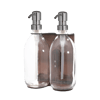 Copper Double Wall Mounted Soap Dispenser