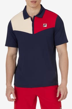 Pro Tennis Heritage Color Block Polo - UK XL