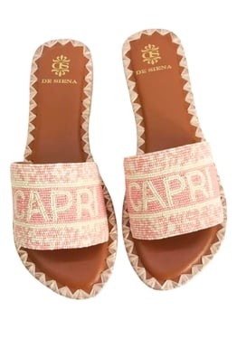 Capri Sandals - UK 8 EU 41 / Pink