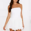 One Martini Strapless Romper White