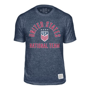 Men's Retro Brand USWNT Arch Navy Tee / 2X