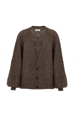 Wyre Cardigan in Loam