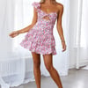 Ruffled Out Dress White