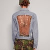 Party Back Denim Jacket in Light Blue
