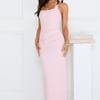 Essential Edit Halter Maxi Dress Pink