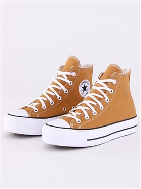 Converse Womens Chuck Taylor All Star Lift Platform High Top Shoes - Gingersnap/White/Black - 8