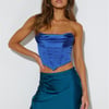 Gorg Gals Crop Top Blue