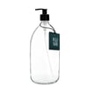 Clear Glass Pump Bottle