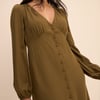 Khaki Kennedy Midi Dress