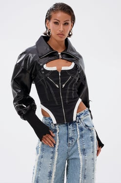AKIRA Now You See Me Bolero | Black | Size 1X