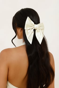 Perfect Bow Hair Clip Yellow
