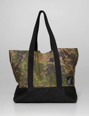 ST Holdall Bag - Cotton/Vulcanised Rubber Camo Print