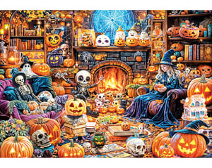 Pumpkin Party - Picture Puzzle Cut