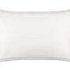 Ivory & Oyster Grey Oxford Pure Silk Pillowcase - Super King / Oxford - Oyster Grey