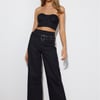 Filtered Pants Black