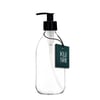 Clear Glass Pump Bottle