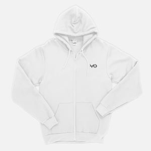 VO Embroidered Zip Up Hoodie (Unisex)