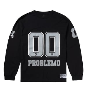 No Problemo NP00 Sports Cotton L/S Jersey Black