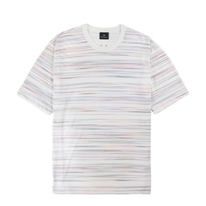 Paul Smith Fine Stripe Casual Fit T Shirt White / Multi